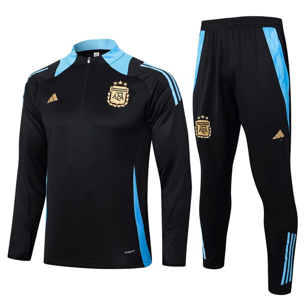 Sweatshirts Argentinien 2024-2025 Schwarz Blau 3